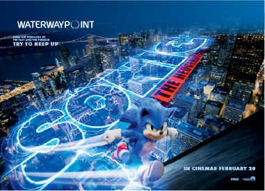 Keep On Running With Sonic The Hedgehog At Waterway Point 
