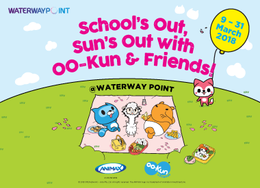 School's Out, Sun's Out with OO-Kun & Friends at Waterway Point!