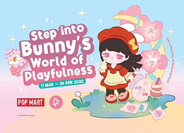 Step Into Bunny's World of Playfulness at Waterway Point